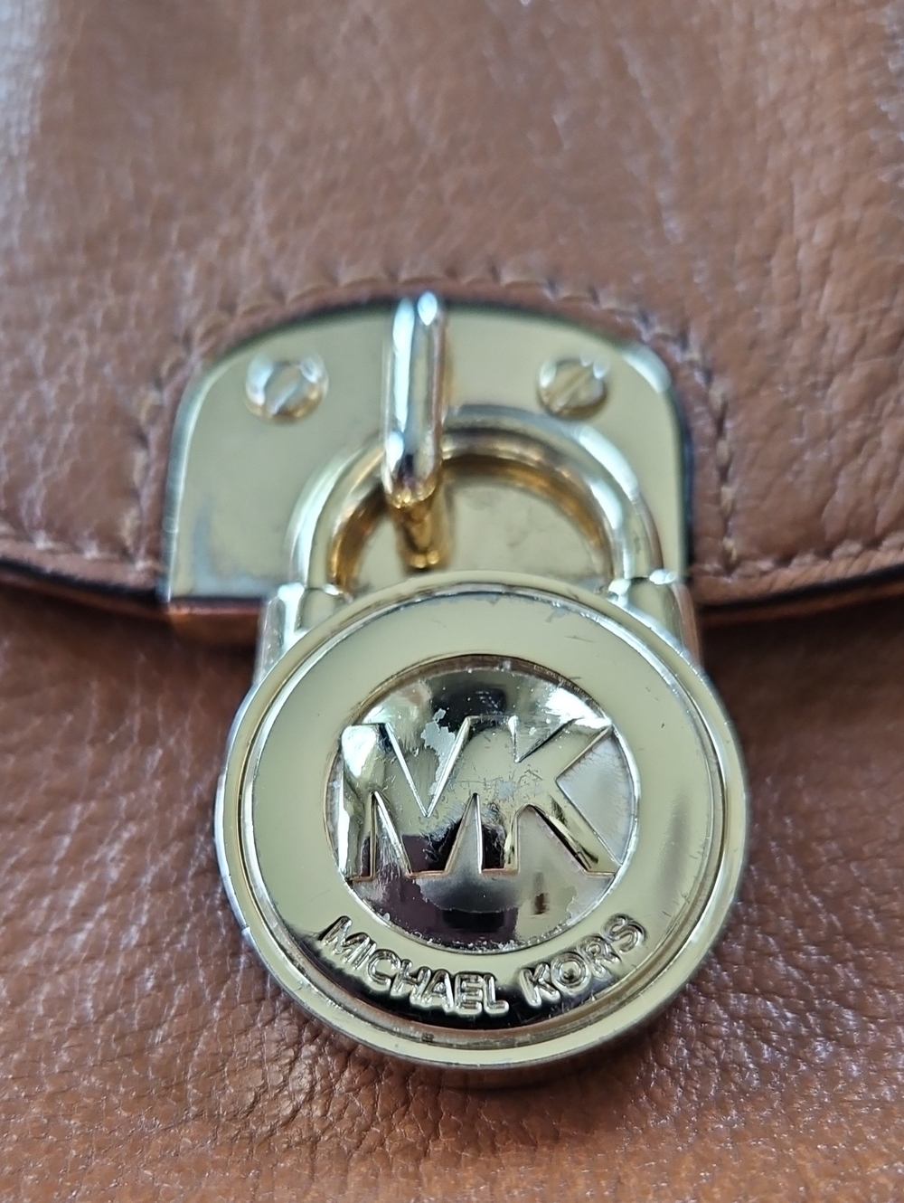 Michael Kors Hamilton East West Flap Crossbody Pebbled Leather - Picture 15 of 16